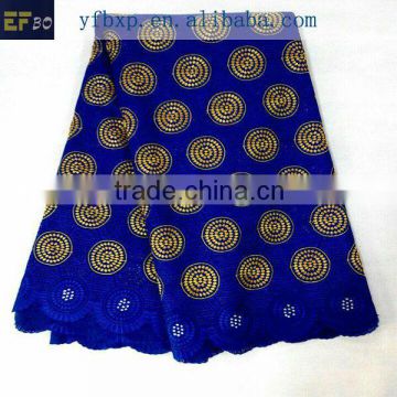 Lace hand embroidery designs big heavy lace swiss voile lace/ royal blue fine high quality african lace for wedding dresses