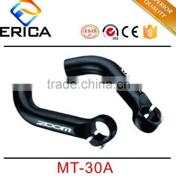 Qualified Mountain Bicycle Parts 22.2mm Bar Bore Forged Alloy Sliver Bike Handle Bar Ends