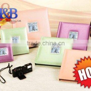 Popular colorful leather wedding album 10x10 photo album