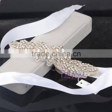 Rhinestone Bridal Applique Bridal Applique Headband Wedding Sash Belts