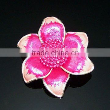 metal flower brooch ha18-05