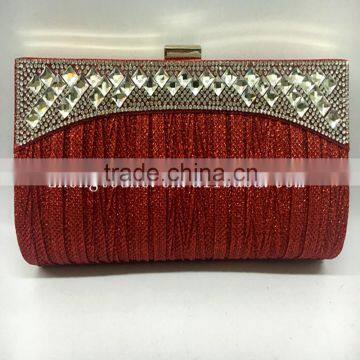 Hot Sale Wholesale Elegant Crystal and Rhinestone Ladies Evening Bag