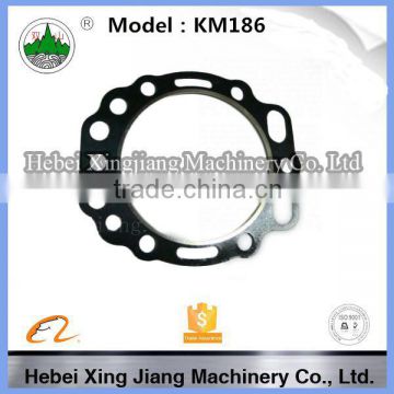 China machinery parts KM186 cylinder head gasket