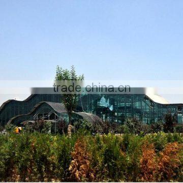 Insulated special shape glass facade, skylight roof glass