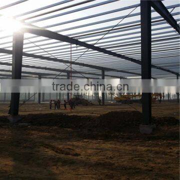 long span prefab steel structure warehouse/workshop