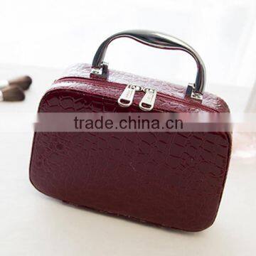 Exquisite Crocodile Pattern Beauty Cosmetic Case