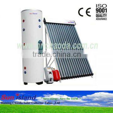 Split Pressurized Solar Water Heater System With High Efficiency