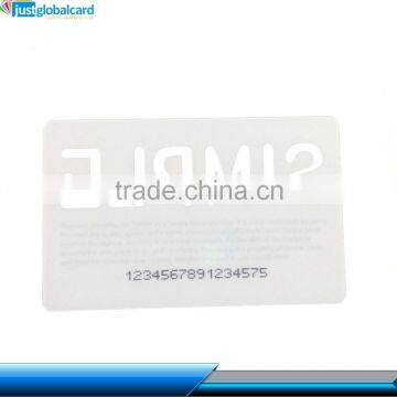 low cost Ntag213/Ntag215/Ntag216 chip Inkjet printable nfc blank cards