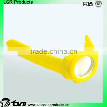 OEM silicone watchband made with insert, silicone seal, OEM silicone rubber parts manufacturer