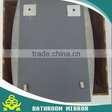 Mirror With Metal Hangers Custom Made Wall Mirror ,bathroom Hinged Wall Mirror