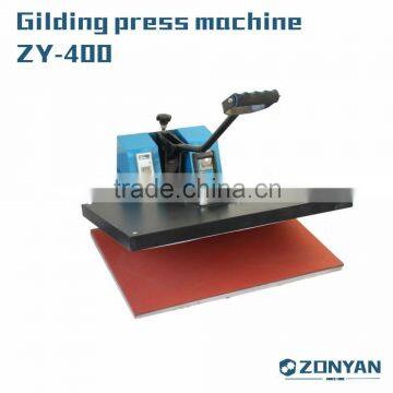 Gilding press machine