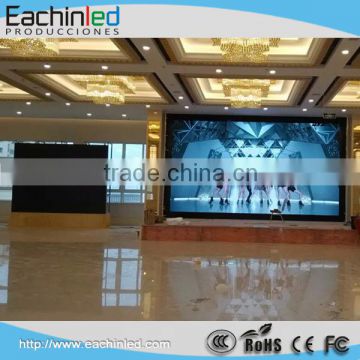 2016 advertising Full Color stage backdrop screen/ Indoor 5mm LED Video Wall