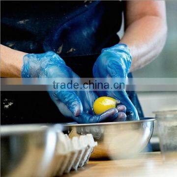 Blue Color Disposable Vinyl Glove for Food Industry