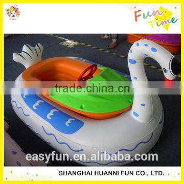 Hot-selling Amusement Colorful and Animals Style Kids Water Boat Paddle Boat Electric Bumper Boat photo-2