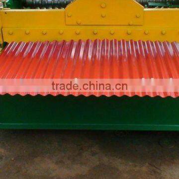 corrugated roof sheet making machine/ bellows forming machine /steel roof rolling ma \galvalume corrugated sheet rolling machine