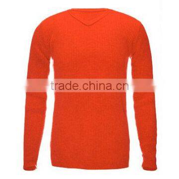 Men's V-neck Cashmere Sweater Wholesale photo-2