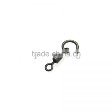 wholesale quality carp fishing Long body rolling swivel with solid ring