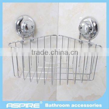 no drilling super suction adhesive bathroom corner shelf