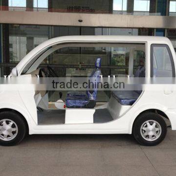 Hot economic high speed 4 wheel electric 4.2KW motor car with 4 seats for sightseeing in china