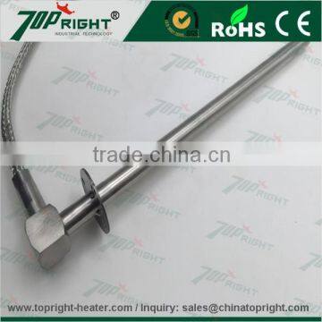 Manufacturer Supplied 12.7mm Cartridge Heater with 90 Deg Elbow Lead Wire