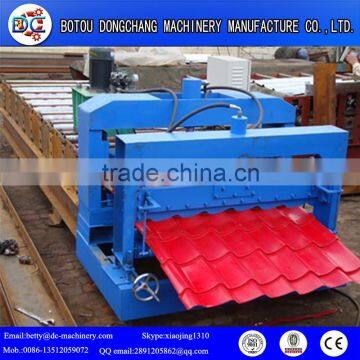 glavanized glazed metal roof sheet making machine