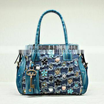 Tianfenghandbag Jeans Handbag in Hot Sale Fashion Trendy Female Totebag