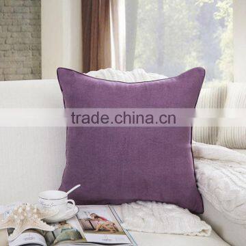 Luxury Turkey christmas soft-touching sofa pillow suede plain curtain fabric