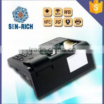 7 Inch Android / WinCE Restaurant Tablet POS System With Payment,RFID,Printer,PSAM Encryption,Barcode Scanner photo-5