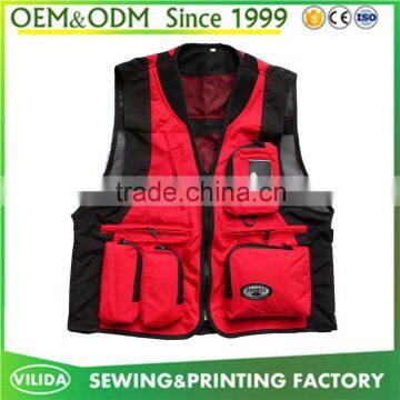 High Quality Outdoor Military Tactical mesh Vest Hunting Camping Hiking Vest