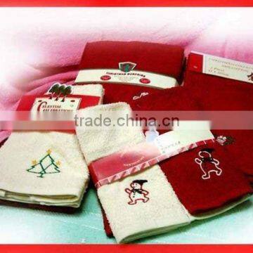 100% COTTON TERRY CHRISTMAS TOWELS