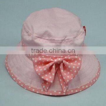 Hot sale pink baby bucket hat