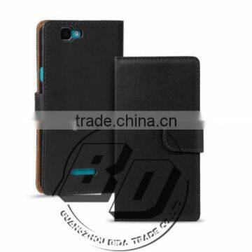 Extrem Hot Selling Plain PU Leather Flip Wallet Case For All Wiko Models Mobile Phone Case Cover photo-1