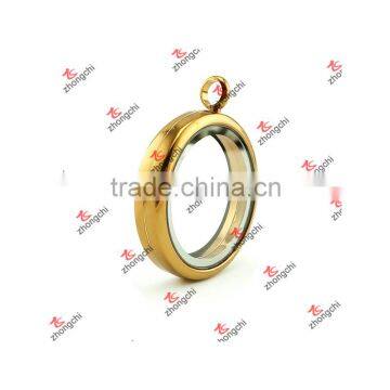 Alloy Jewelry Anniversary Occasion Floating Memory Glass Locket Gifts (MGL51023) photo-2