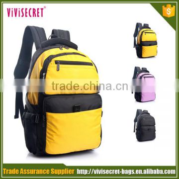 Adventure hiking rucksack backpack yellow black