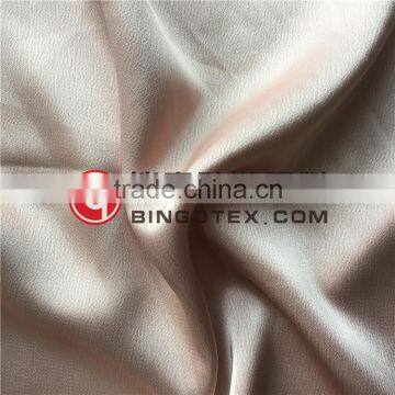 95%polyester 5%spandex shiny tribute silk weft stretch satin fabric