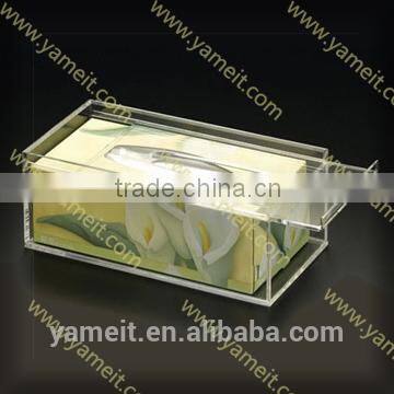 2016 New Acrylic Wooden Tissue Box photo-2