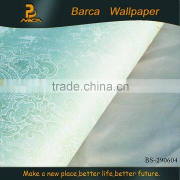 Special 3D chinese nature flowers non-woven wall paper