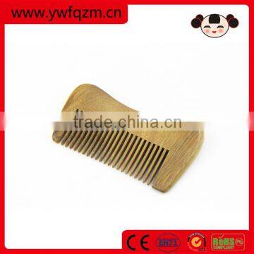 Mini size brands sandalwood personalized hair comb