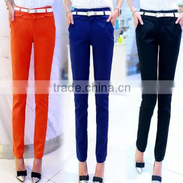 wholesale lady pants women's pants plain women pants 2016