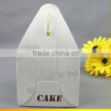 customized paper disc cheapest plastic cake box