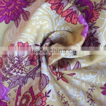 Fine textile and smooth drill fabric surface custom printed cotton mesh fabric wholesale