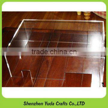 Wholesale desktop style plexiglass dust shield acrylic high transparent dust cover