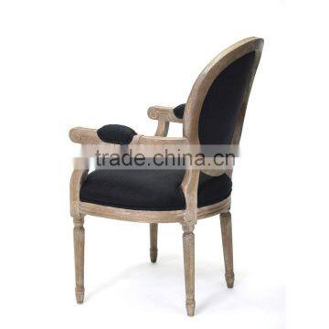 Furniture Wooden Antique Leisure High Dinner Classic Living Chair photo-4