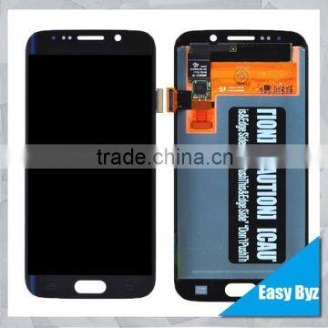 100% original for Samsung Galaxy S6 edge G9250 G925F LCD display and touch assembly blue