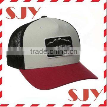 Custom embroidery patch 6 panel custom sport cap and hat