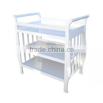 Baby Sleigh Change Table Wooden 3 Tier Change table