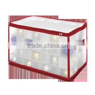 Good Quality Zipper China Christmas Tree Ball Storage Chest, Box for Organizer