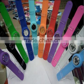 silicone slap watch