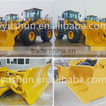 SEM 5Ton Wheel Loader 2.7-4.5M3 Capacity Bucket For SEM657C, Log Grapple/Grass Grapple/Snow Plow/Pallet Fork For SEM657C