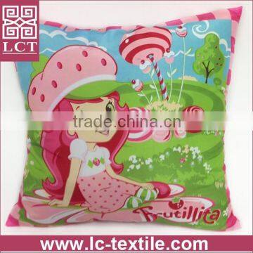 Supply 100% Azo Free Breathable Cotton Canvas Cushion With Custom Imprint(LCTP0025) photo-5